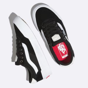 Vans Erkek Çocuk Spor Ayakkabı Suede Canvas Chima Pro 2 Siyah Beyaz | 94737-342